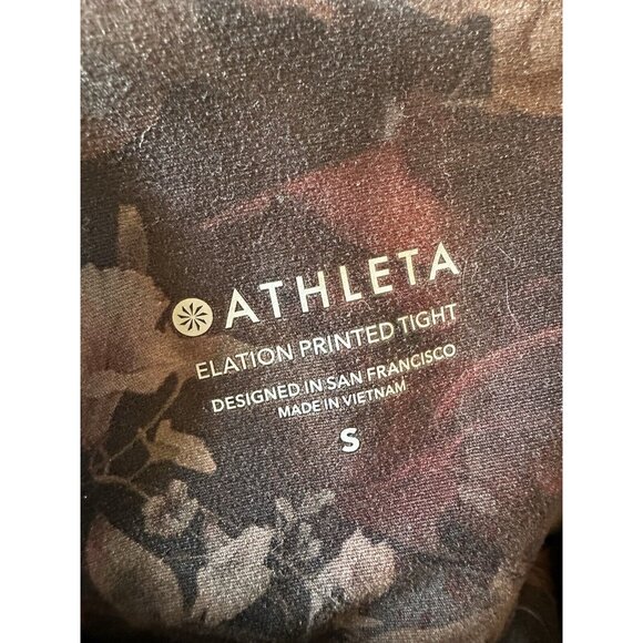Athleta Elation Printed Tight Antionette Floral Yoga Soft Legging Size S - Picture 9 of 11